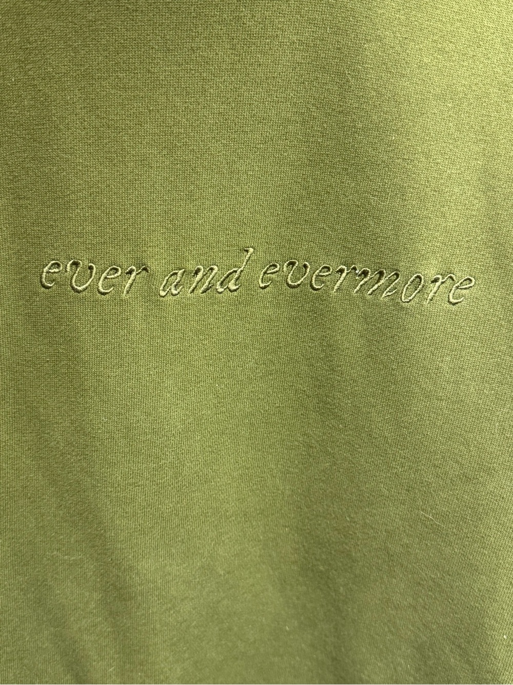 Taylor Swift-Ever and Evermore Olive Green Women's‎ Hooded Sweatshirt- 3XL - Picture 3 of 5